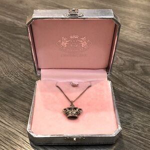 Juicy Couture, Crown Pendant Necklace in Sterling Silver